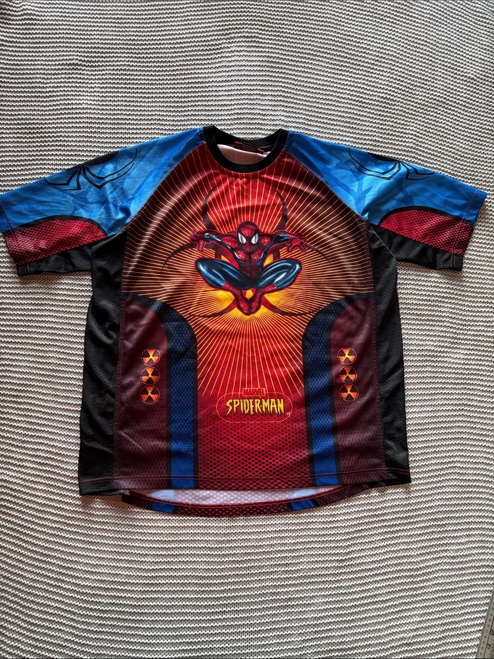 Vintage Y2K 2003 Spiderman Marvel Jersey Shirt